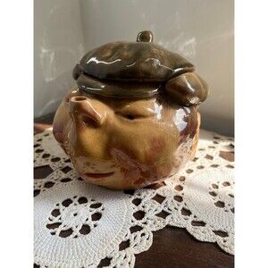 Antique Portuguese Teapot “Chinese Man Head” by Rafael Bordalo Pinheiro *RARE*